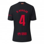 Günstige Fußballtrikots FC Barcelona R. Araujo 4 Kinder Auswärtstrikot 2024-25 Kurzarm
